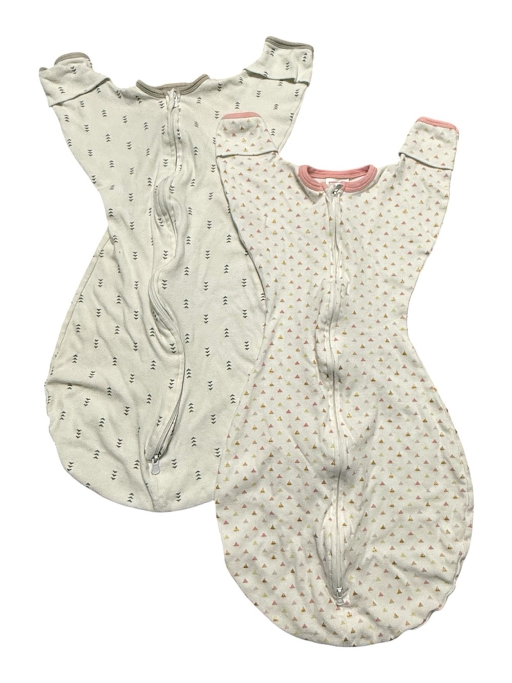 SwaddleDesigns Transitional Swaddle Sack 2 Pack Medium 3-6M Arms Up
